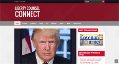 Desktop Screenshot of libertycounsel.com